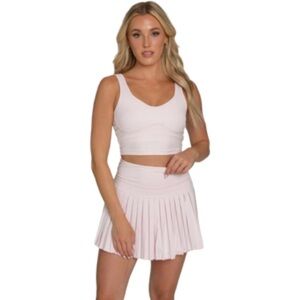 15” Goldhinge Pleated Tennis Skirt - Pink - Large - Likw New